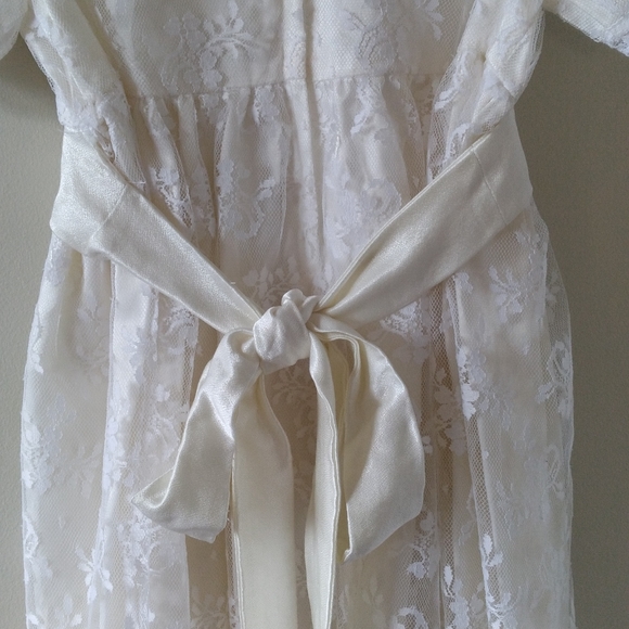 Vintage Lace Gunne Sax,Jessica McClintock Dress.Lace Prairie Dress,Cottagecore - Picture 6 of 12